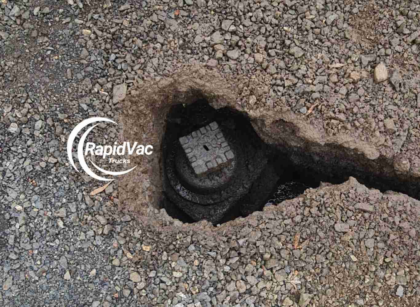 Vacuum excavation used to pothole and expose underground utility services.